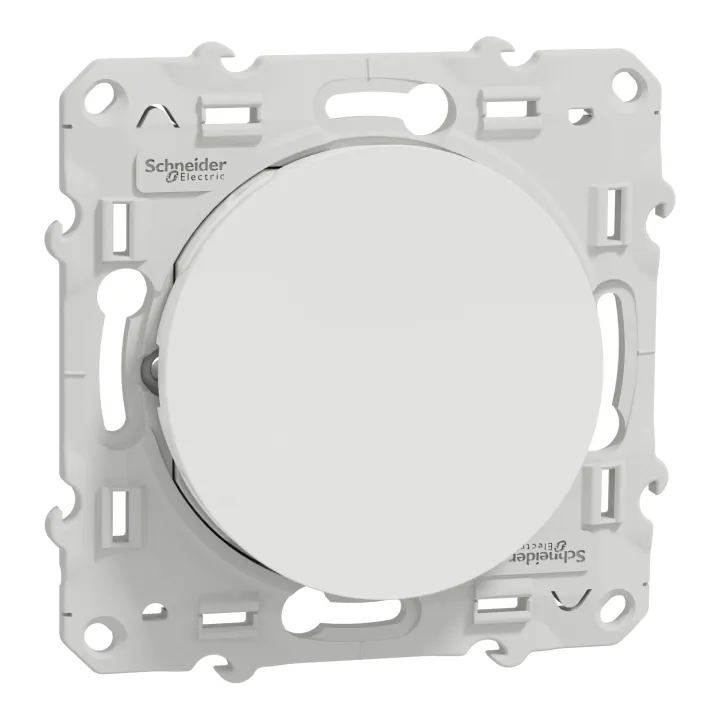 Odace - Poussoir - Blanc - 10A