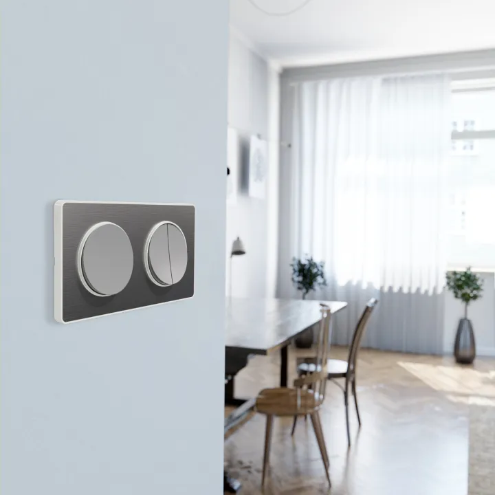 Odace - Poussoir - Blanc - 10A