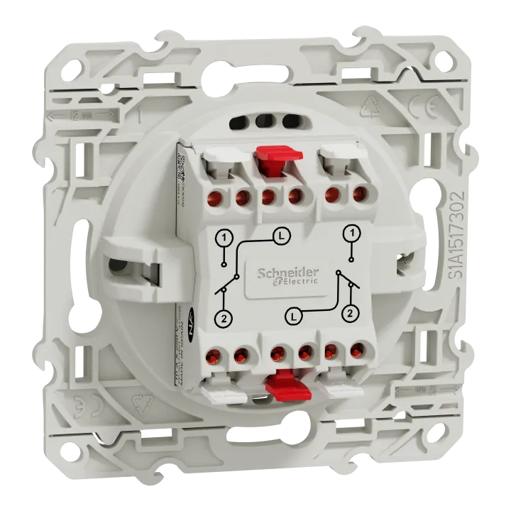 Odace - Double Va-Et-Vient - Blanc - 10A