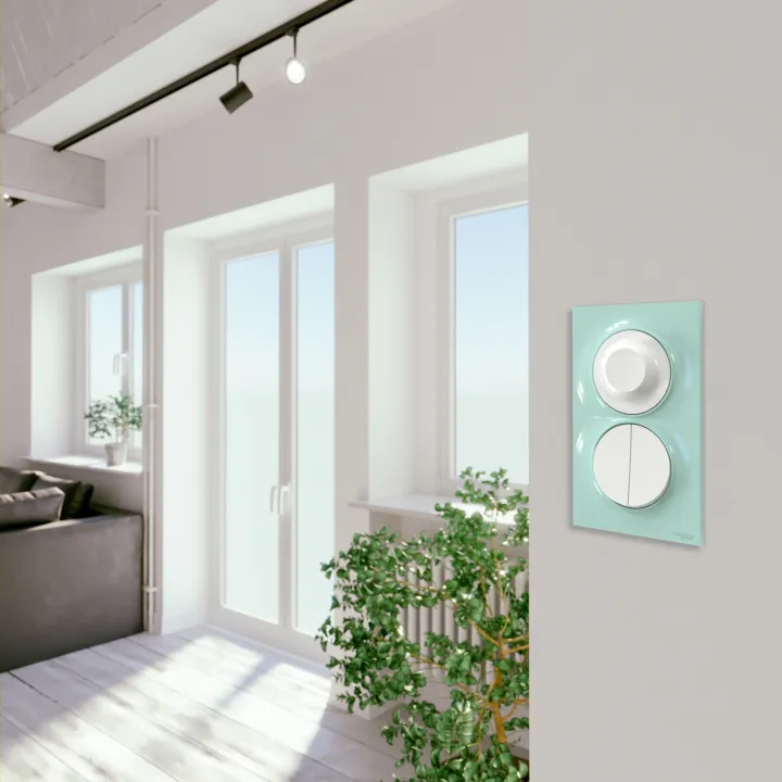 Odace - Double Va-Et-Vient - Blanc - 10A