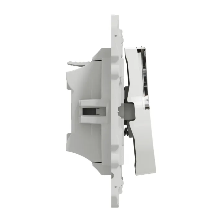 Odace - Poussoir Avec Porte-Étiquette - Blanc