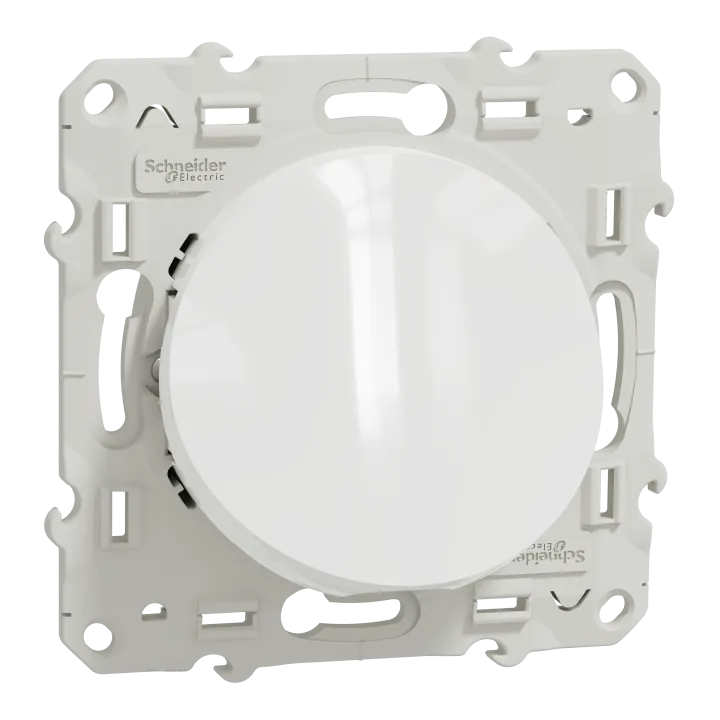 Odace - Sortie De Câble - Blanc - Serre Câble 6 À 12 Mm2