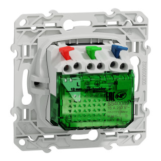 Odace - Prise Affleurante + Usb C10.5W - Anthracite