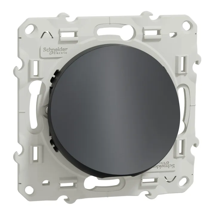 Odace - Sortie De Câble - Anthracite - 6 À 12Mm2