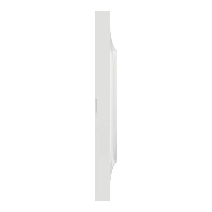 Odace Styl - Plaque 1 Poste Blanc