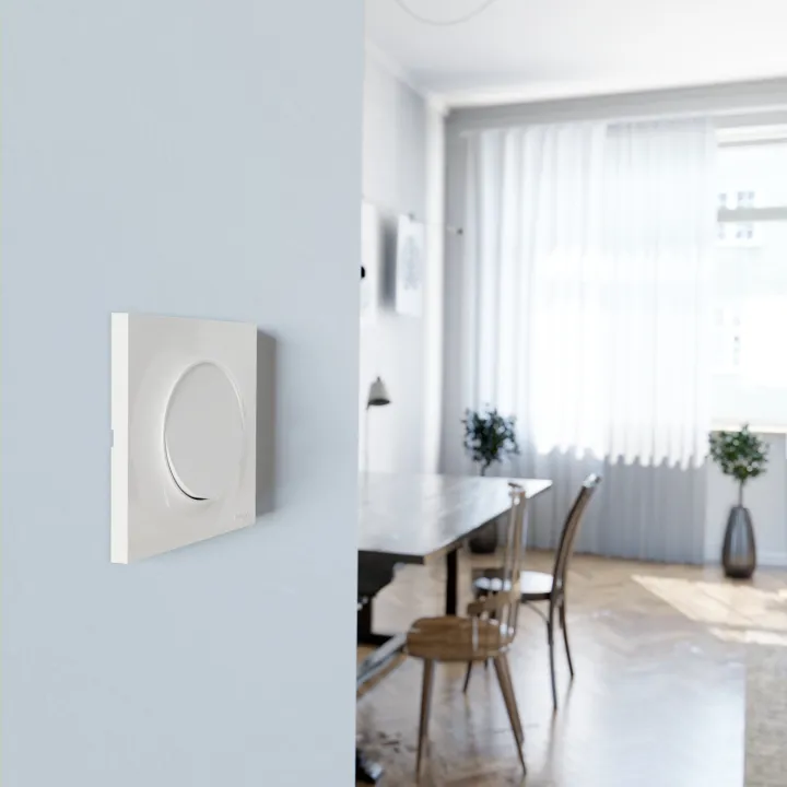 Odace Styl - Plaque 1 Poste Blanc