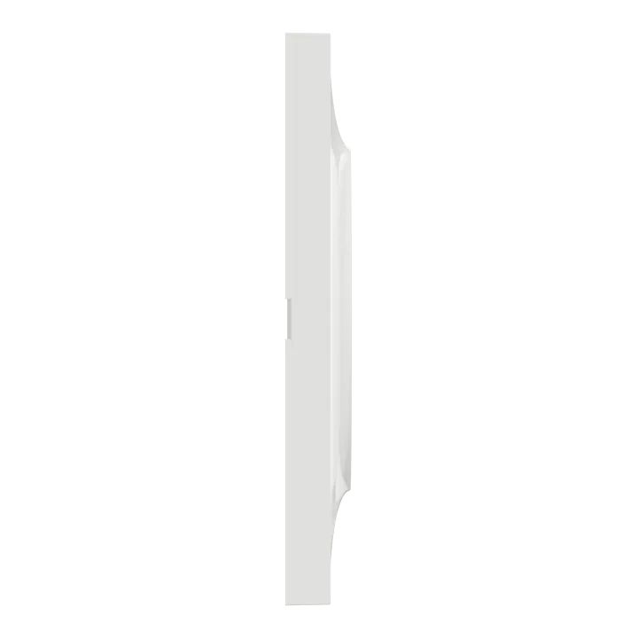 Odace Styl - Plaque 2 Postes Horizontaux Ou Verticaux Entraxe 71Mm Blanc