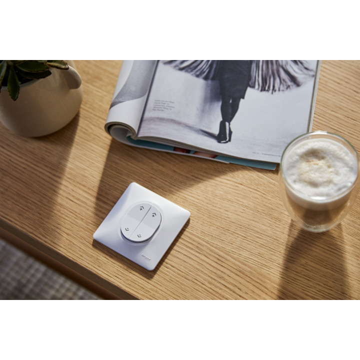 Plaque 1 poste Blanc