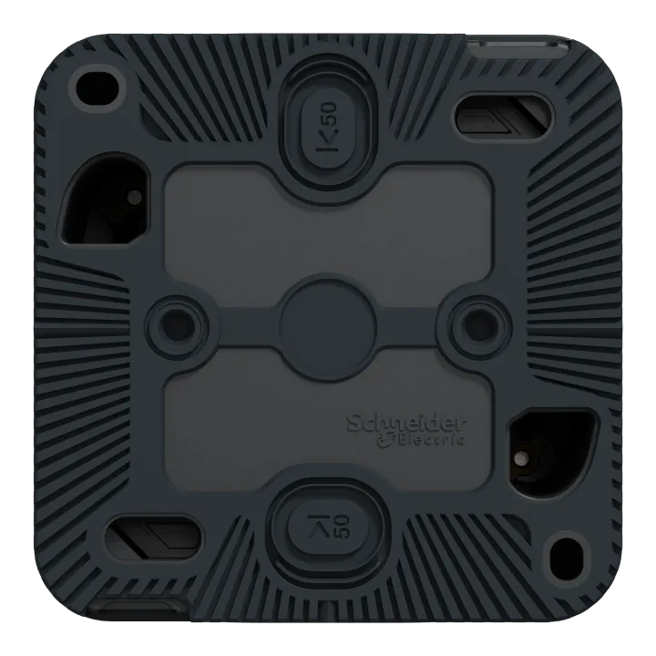 Mureva Styl - Bouton Poussoir - Saillie - Ip55 - Ik08 - Connexion Auto - Gris