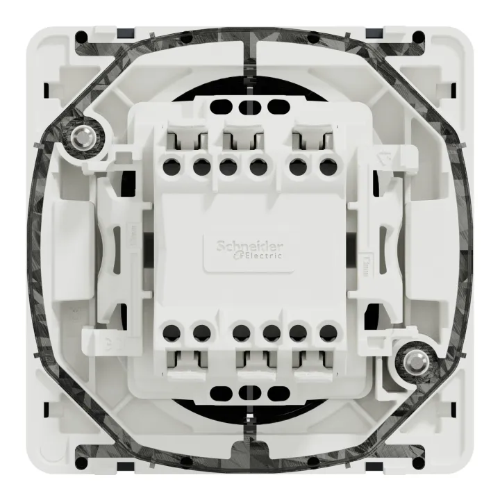 Mureva Styl - Double Va Et Vient - Composable - Ip55 -Ik08-Connexion Auto - Gris