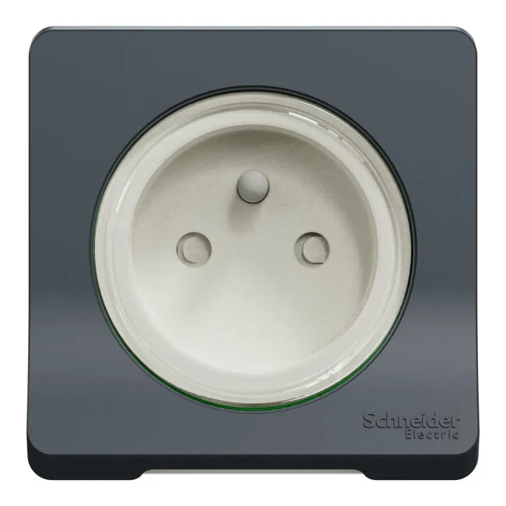 Mureva Styl - Prise De Courant 2P+T - Composable -Ip55-Ik08 - Connex Auto - Gris