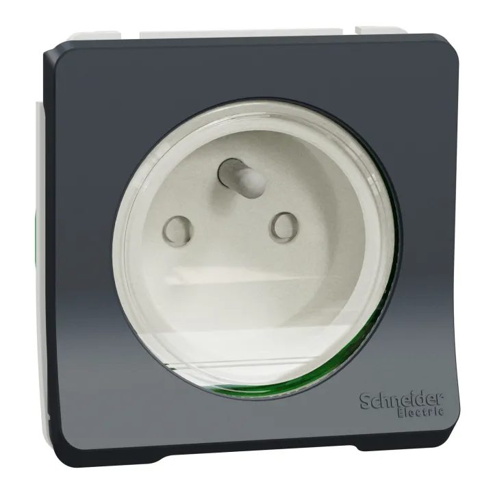 Mureva Styl - Prise De Courant 2P+T - Composable -Ip55-Ik08 - Connex Auto - Gris