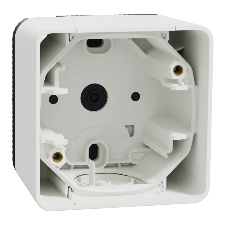 Mureva Styl - Boîte 1 Poste - Saillie - Ip55 - Ik08 - Blanc
