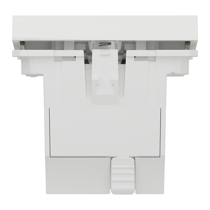 Unica - cde volet-roulant - double poussoir - 2 mod - Blanc - méca seul