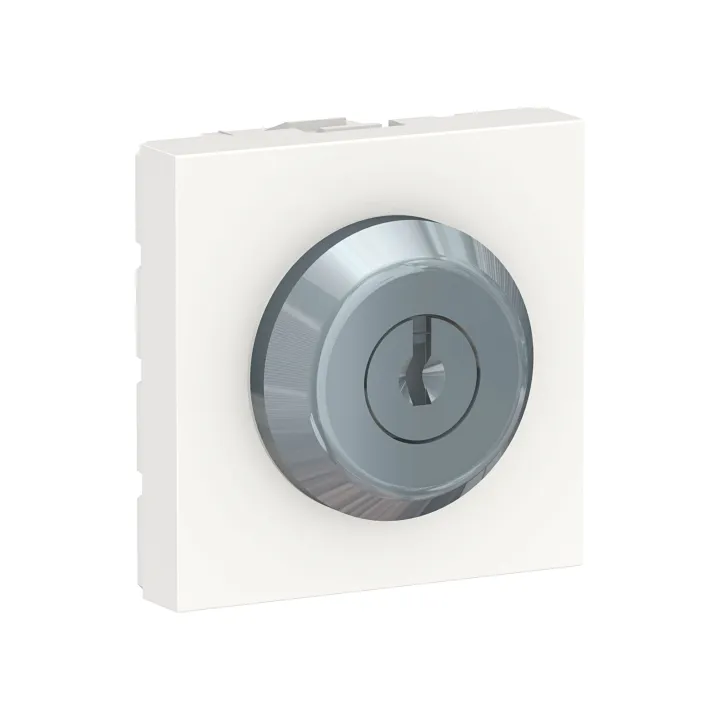 Unica - Interrupteur À Badge 3 Positions - 16A - 2 Modules - Blanc - Méca Seul