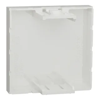 Unica - Obturateur - 2 Modules - Blanc - Mécanisme Seul