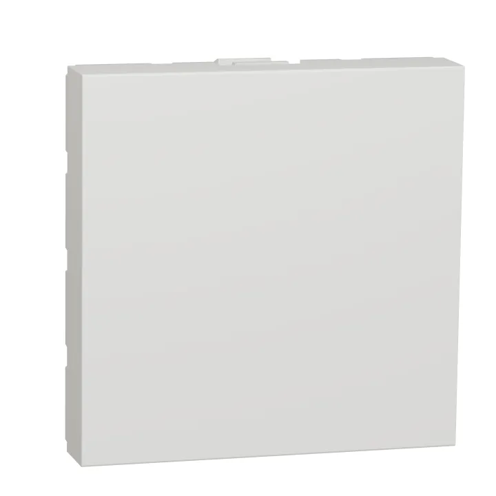 Unica - Obturateur - 2 Modules - Blanc - Mécanisme Seul