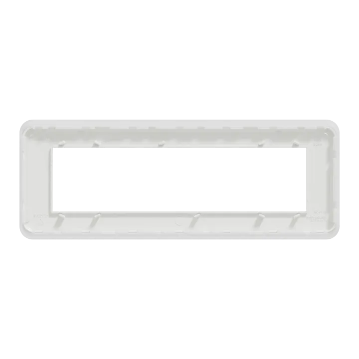 Unica Pro - Plaque De Finition - Blanc - 8 Modules