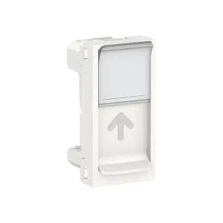 Unica - Prise Pour 1 Rj45 S-One - 1 Mod - Blanc - Méca Seul