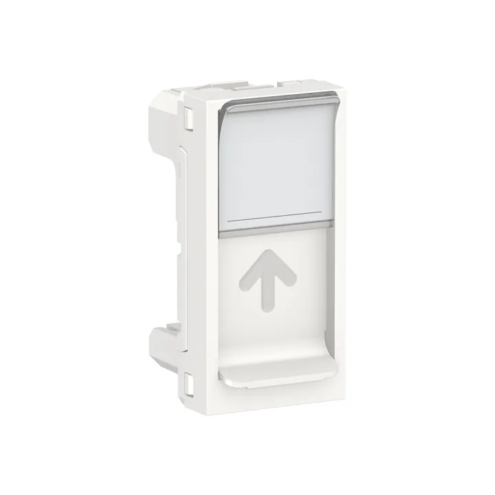 Unica - Prise Pour 1 Rj45 S-One - 1 Mod - Blanc - Méca Seul