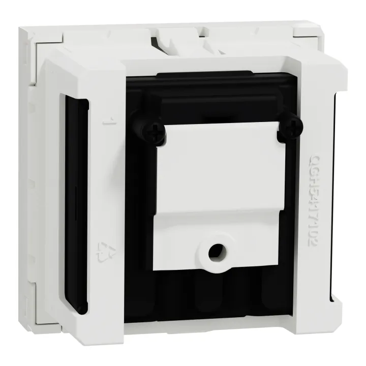 Unica - Prise Tv + Fm + Sat - 2 Mod - Blanc - Méca Seul