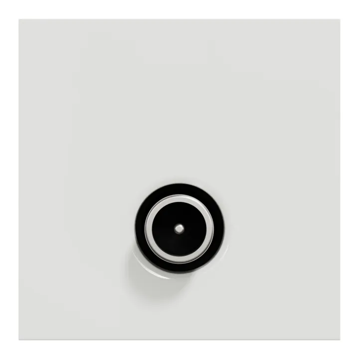 Unica - Prise Télévision - Tv Mâle - Individuel - 2 Mod - Blanc - Méca Seul
