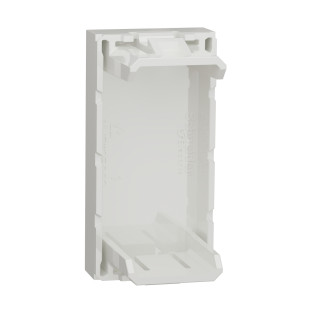 Unica - obturateur - 1 module - Blanc - mécanisme seul