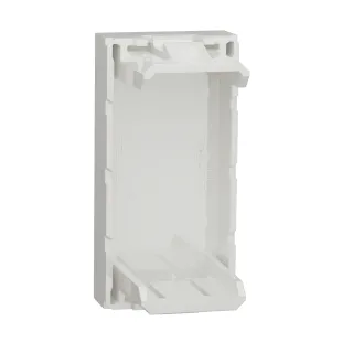 Unica - Obturateur - 1 Module - Blanc - Mécanisme Seul