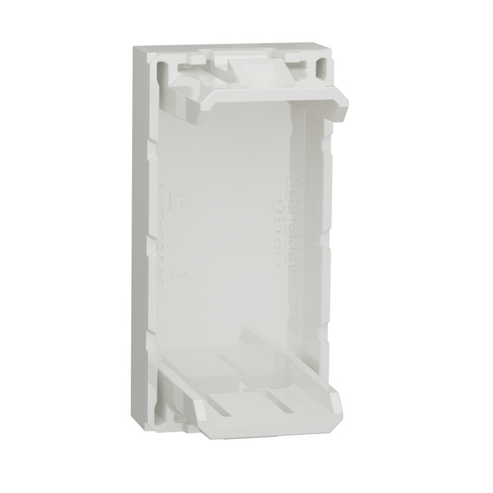 Unica - obturateur - 1 module - Blanc - mécanisme seul