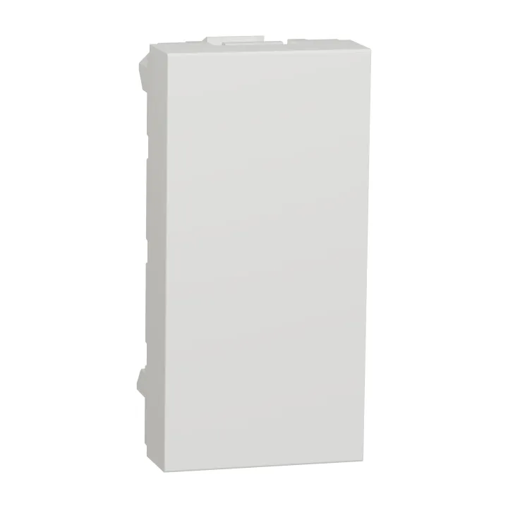 Unica - Obturateur - 1 Module - Blanc - Mécanisme Seul