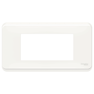 Unica Pro - plaque de finition - Blanc - 4 modules