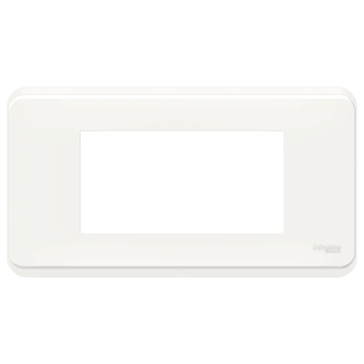 Unica Pro - Plaque De Finition - Blanc - 4 Modules