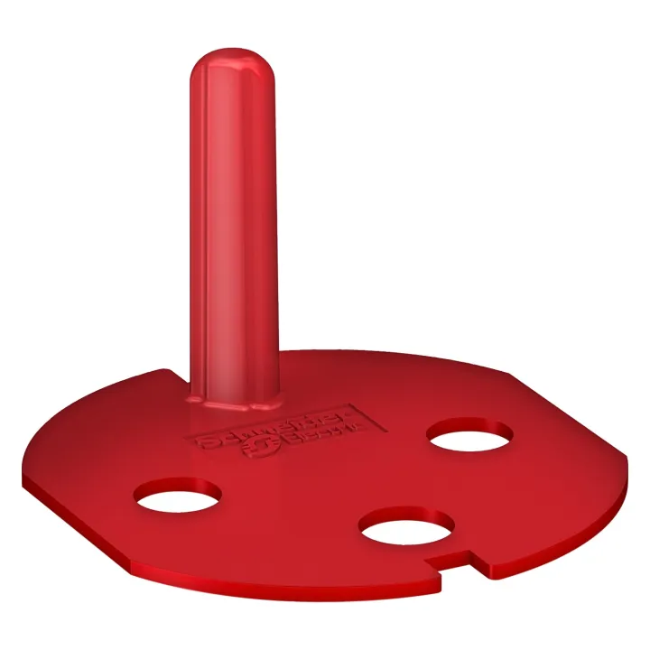 Unica - Détrompeur Fiche Mâle - Rouge