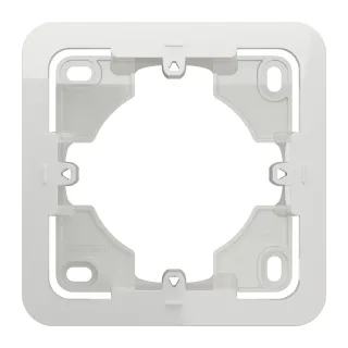 Unica - Boîte En Saillie - Blanc - 1 Poste