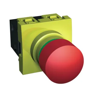 Unica - Coup De Poing Arrêt D'Urgence Tourner 1/4 De Tour - 10 A - Nf + No