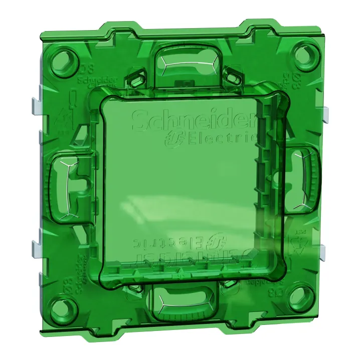 Unica - Support De Fixation 2 Modules Avec Protection De Chantier - Zamac