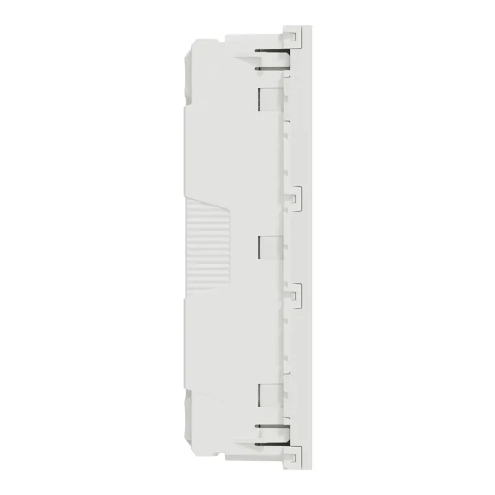 Unica - Prise Triple 2P+T - Fr - 45° - Blanc - Méca Seul