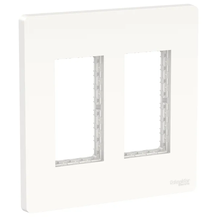 Unica - Support + Plaque Boîte Concentration - 2 Col De 4 Mod - Blanc
