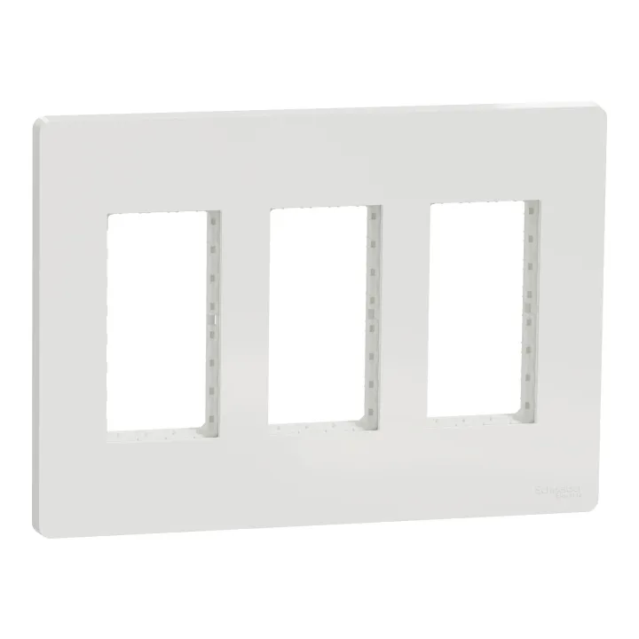 Unica - Support + Plaque Boîte Concentration - 3 Col De 4 Mod - Blanc