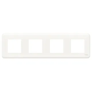 Unica Pro - Plaque De Finition - Blanc - 4 Postes
