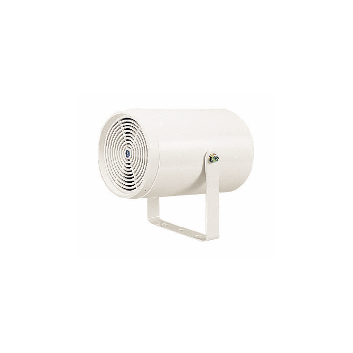 Projecteur de son 10W-100V avec étrier ABS blanc 92dB/1W/1m