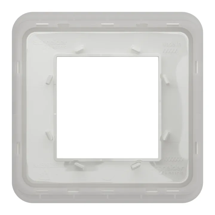 Unica Pro - Plaque De Finition - Blanc - 1 Poste