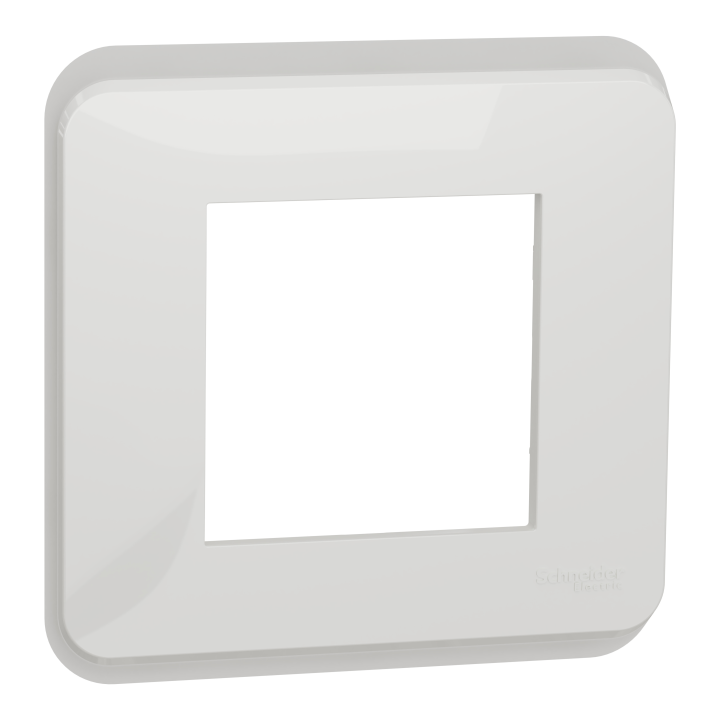 Unica Pro - plaque de finition - Blanc - 1 poste