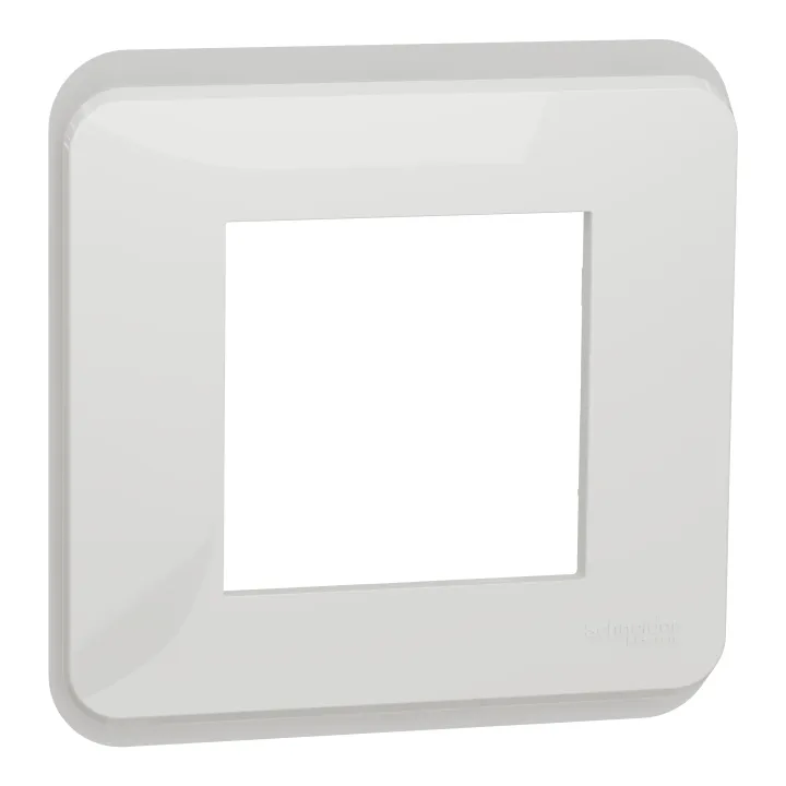 Unica Pro - Plaque De Finition - Blanc - 1 Poste