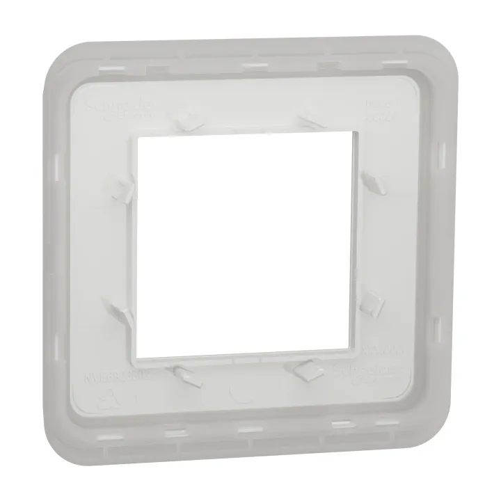 Unica Pro - Plaque De Finition - Blanc - 1 Poste