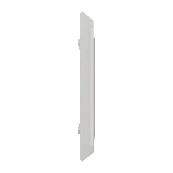 Unica Pro - Plaque De Finition - Blanc - 3 Postes