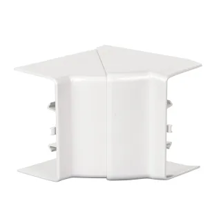 Optiline 45 Goulotte Pvc Blanc Polaire 95 X 55 Mm - Angle Intérieur