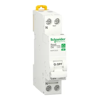 Resi9 - Disjoncteur Modulaire - 1P+N - 20A - Courbe C - Peignable