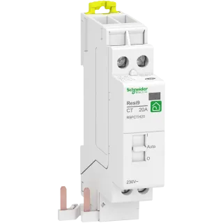 Resi9 - Contacteur Heures Creuses - 2No - 20A