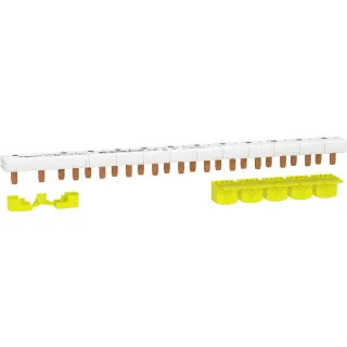 Resi9 - Peigne Monobloc - 1P+N - 63A - 13 Modules - Cache Dents 5M